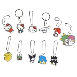 HELLO KITTY NYCKELRING MED KRYMPPLAST