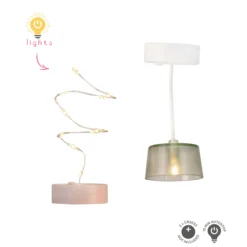 LUNDBY DOCKHUSBELYSNING TAKLAMPA & LJUSSLINGA