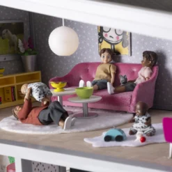 LUNDBY DOCKHUSMÖBLER VARDAGSUMSSET ROSA