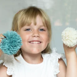 MICKI POM POM 3-PACK I TRÄ