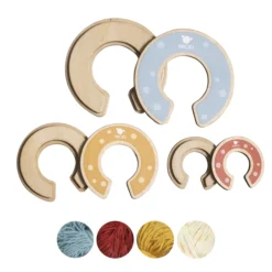 MICKI POM POM 3-PACK I TRÄ
