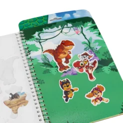 PAW PATROL KLISTERMÄRKESBOK ÅTERANVÄNDBAR