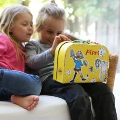 PIPPI BARNVÄSKA PAPPVÄSKA GUL 25 CM