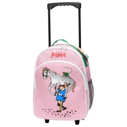PIPPI BARNVÄSKA RESVÄSKA ROSA