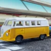SIKU MINIBUSS MED SLÄP 1:50