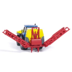 SIKU TRAKTOR NEW HOLLAND MED BESPRUTNINGSSLÄP 1:87